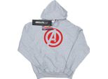 Marvel - Felpa Con Cappuccio "Avengers Assemble"" Per Ragazzi BI14061 (128) (Grigio)"