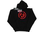 Marvel - Felpa Con Cappuccio "Avengers Assemble"" Per Ragazzi BI14061 (128) (Nero)"