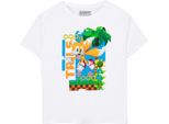Sonic The Hedgehog - Maglietta Per Bambini A Maniche Corte NS7427 (116) (Bianco)