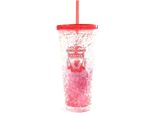 Liverpool Fc - Tazza Da Freezer Con Cannuccia, Stemma, 600 Ml BS3892 (Taglia Unica) (Rosso)