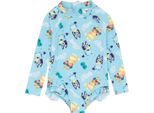 Bluey - Costume Da Bagno Per Bambine NS7436 (98) (Blu)