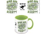Rick And Morty - Tazza Da Caffè "Acid Vat"", Interno Bicolore PM3958 (Taglia Unica) (Verde/Bianco/Nero)"