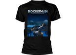 Elton John - Maglietta "Rocketman Based On A True Fantasy"" Per Uomo/Donna Unisex RO7137 (S) (Nero)"