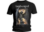 Lamb Of God - Maglietta "Winged Death"" Per Uomo/Donna Unisex RO7161 (S) (Nero)"