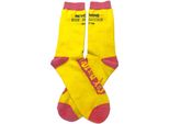 Sex Pistols - Calzini "Never Mind The Bollocks"" Per Uomo/Donna Unisex RO7254 (40,5 Eu - 45,5 Eu) (Giallo/Rosa)"