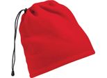 Beechfield - Snood Cap Suprafleece Per Uomo/Donna Unisex BC5637 (Taglia Unica) (Rosso)