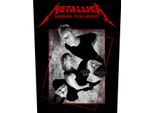 Metallica - Toppa "Hardwired Concrete"" RO7372 (Taglia Unica) (Nero/Bianco/Rosso)"