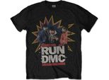 Run Dmc - "Pow!"" Maglietta Da Uomo/Donna Unisex RO7506 (M) (Nero)"