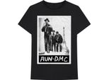 Run Dmc - Maglietta "Paris"" Da Donna RO9590 (S) (Nero)"