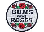 Guns N Roses - Ricamato - Toppa Da Stirare - Cotone RO9535 (Taglia Unica) (Grigio/Nero/Rosso)