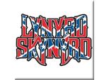 Lynyrd Skynyrd - Magnete Da Frigorifero, Logo RO7737 (Taglia Unica) (Rosso/Blu/Bianco)