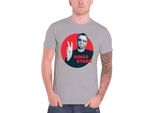 Ringo Starr - Maglietta "Peace"" Per Uomo/Donna Unisex RO7739 (M) (Grigio)"