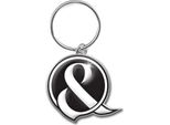 Of Mice And Men - Portachiavi Smaltato Ampersand RO7735 (Taglia Unica) (Nero/Argento)