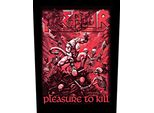 Kreator - Toppa "Pleasure To Kill"" RO7966 (Taglia Unica) (Nero/Rosso)"