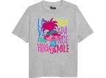 Trolls - Maglietta "Love Laugh Sing"" Per Bambine TV2453 (128) (Grigio Screziato)"