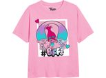 Trolls - Maglietta "Bff Polaroid"" Per Bambina TV2456 (128) (Rosa Chiaro)"
