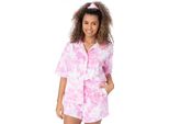 Barbie - Maglietta E Pantaloncini Da Donna NS7466 (S Regular) (Rosa)