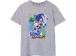Sonic The Hedgehog - Maglietta Per Bambini NS7484 (116) (Grigio Screziato)