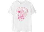 Barbie - Maglietta "Malibu Off Campus Housing"" Da Donna A Maniche Corte NS7502 (Xl) (Bianco)"