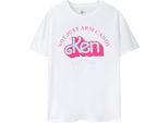Barbie - Maglietta "Not Just Arm Candy"" Da Uomo A Maniche Corte NS7509 (Xxl) (Bianco)"