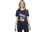 Disney - Maglietta Da Donna BI29971 (Xxl) (Blu Marino)