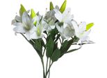 Hill Interiors - Pianta Artificiale, Giglio HI3444 (Taglia Unica) (Bianco)