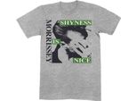 Morrissey - Maglietta "Shyness Is Nice"" Uomo/Donna Unisex RO7630 (Xl) (Grigio)"