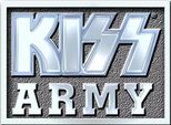 Kiss - Blocco - Distintivo "Army"" - Metallo RO7658 (Taglia Unica) (Grigio/Argento)"