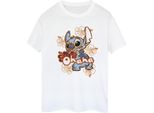 Disney - Maglietta "Ohana"" Da Donna BI30222 (S) (Bianco)"