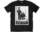 Run Dmc - Maglietta "Paris"" Per Uomo/Donna Unisex RO7846 (M) (Nero)"