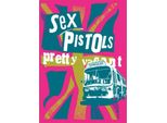 Sex Pistols - Cartolina "Pretty Vacant"" RO7849 (Taglia Unica) (Rosa/Blu/Bianco)"