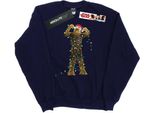Star Wars - Felpa Da Uomo BI45426 (L) (Blu Navy)