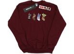 Star Wars - Felpa Da Uomo BI45394 (L) (Borgogna)