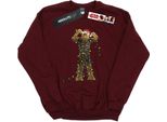 Star Wars - Felpa Da Uomo BI45426 (M) (Borgogna)
