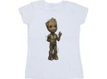 Marvel - Maglietta "I Am Groot"" Da Donna BI30512 (Xl) (Bianco)"