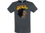 Amplified - Maglietta "Soul Music"" Da Uomo GD1187 (Xs) (Charcoal)"
