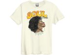 Amplified - Maglietta "Soul Music"" Da Uomo GD1187 (L) (Bianco Sporco)"