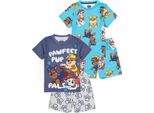 Paw Patrol - Pigiama Con Pantaloncini Da Bambino NS7576 (110) (Colorato)