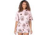 Pusheen - Pigiama Da Donna NS7530 (M) (Rosa)