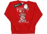 Tom And Jerry - Felpa "Christmas Fair Isle"" Per Donna BI11784 (L) (Rot)"
