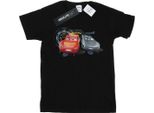 Disney - Maglietta "Cars Saetta Vs Tempesta"" Per Ragazzi BI12125 (116) (Nero)"