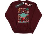 Star Wars - Felpa Da Uomo BI45671 (Xl) (Borgogna)