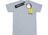 Looney Tunes - Maglietta "Tweety Pie Head"" Da Uomo BI34089 (3XL) (Grigio)"