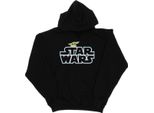Star Wars - Felpa Con Cappuccio "The Mandalorian The Child"" Per Ragazzi BI12706 (116) (Nero)"