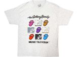 Mtv - T-Shirt Uomo/Donna Unisex RO9798 (Xxl) (Grigio)