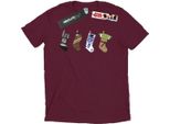 Star Wars - Maglietta Da Uomo BI46193 (S) (Borgogna)