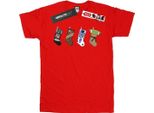 Star Wars - Maglietta Da Uomo BI46193 (S) (Rosso)