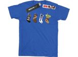 Star Wars - Maglietta Da Uomo BI46193 (Xxl) (Blu Reale)