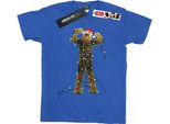 Star Wars - Maglietta Da Uomo BI46221 (Xxl) (Blu Reale)