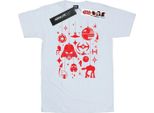 Star Wars - Maglietta Da Uomo BI46240 (S) (Bianco)